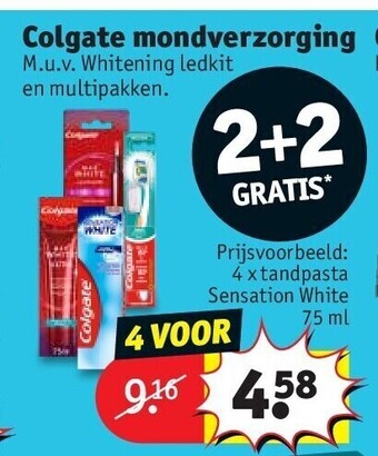 Kruidvat Colgate mondverzorging aanbieding