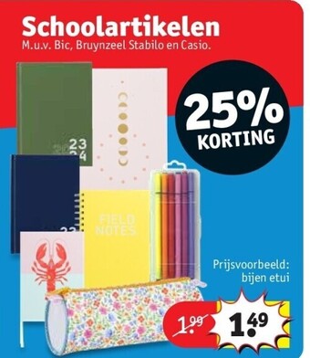 Kruidvat Schoolartikelen aanbieding