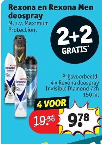 Rexona en rexona men deospray