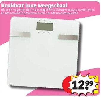 Kruidvat luxe weegschaal
