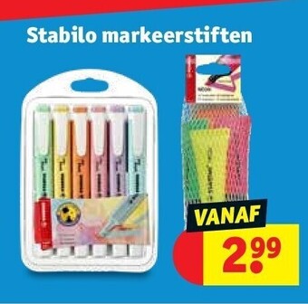 Kruidvat Stabilo markeerstiften aanbieding
