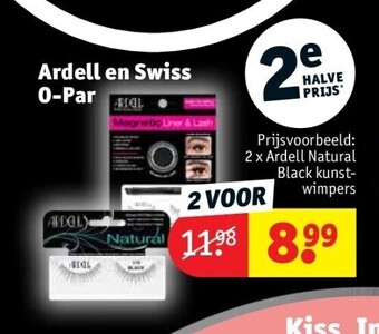 Kruidvat Ardell en swiss o-par aanbieding