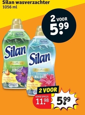 Kruidvat Silan wasverzachter 1056 ml aanbieding