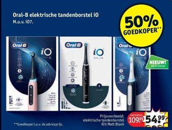 Kruidvat Oral-b elektrische tandenborstel io aanbieding