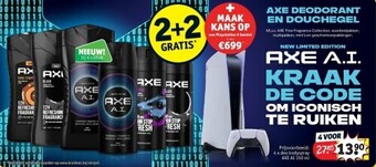 Kruidvat Deo bodyspray axe ai 150 ml aanbieding