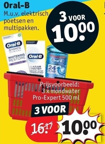 Kruidvat Oral-b aanbieding