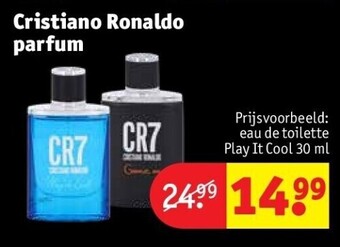 Kruidvat Cristiano ronaldo parfum aanbieding