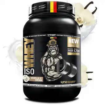 Decathlon Isolate protéine whey echt eiwit vanilla n'cream 908gr aanbieding