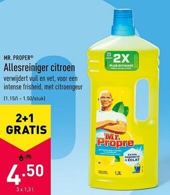 ALDI Allesreiniger citroen aanbieding