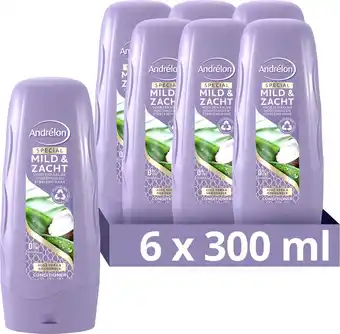 Bol.com Andrélon special mild & zacht conditioner - 6 x 300 ml - voordeelverpakking aanbieding