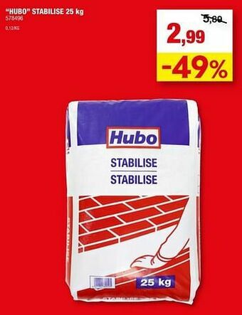 Hubo Hubo stabilise aanbieding