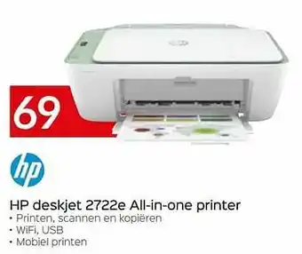 Selexion Hp deskjet 2722e all-in-one printer aanbieding