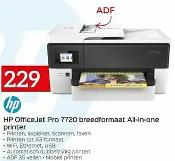 Selexion Hp officejet pro 7720 breedformaat all-in-one printer aanbieding