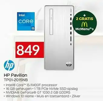 Selexion Hp pavilion tp01-2015nb aanbieding