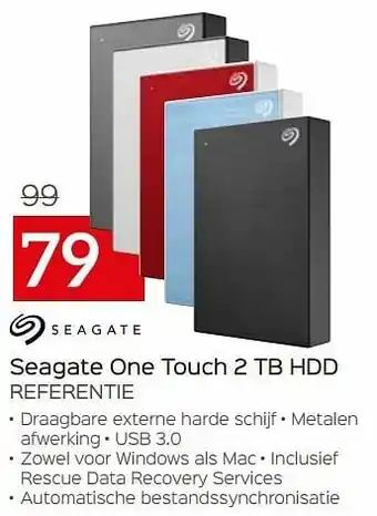 Seagate one touch 2 tb hdd referentie