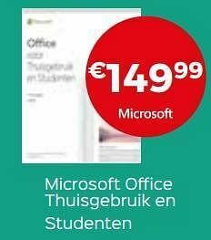 Selexion Microsoft office thuisgebruik en studenten aanbieding