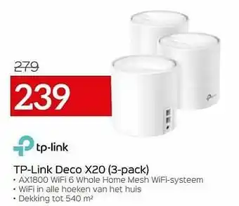 Selexion Tp-link deco x20 aanbieding