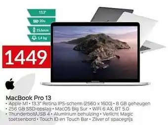 Selexion Apple macbook pro 13 aanbieding