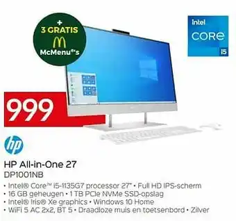 Selexion Hp all-in-one 27 dp1001nb aanbieding