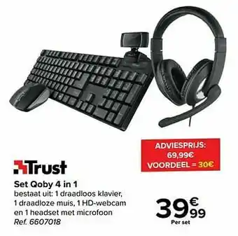 Trust set qoby 4 in 1