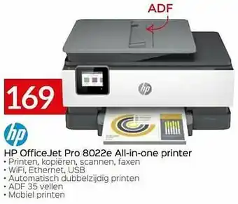 Hp officejet pro 8022e all-in-one printer
