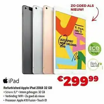 Exellent Apple refurbished apple ipad 2018 32 gb aanbieding