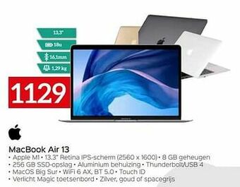 Selexion Apple macbook air 13 aanbieding