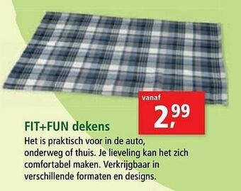 Maxi Zoo Fit+fun dekens aanbieding