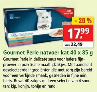Maxi Zoo Gourmet perle natvoer aanbieding