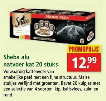 Maxi Zoo Sheba alu natvoer aanbieding