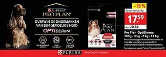 Maxi Zoo Pro plan optiderma aanbieding