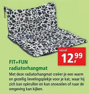 Maxi Zoo Fit+fun radiatorhangmat aanbieding