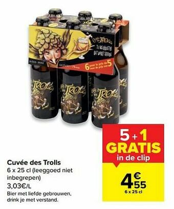 Carrefour Cuvée des trolls aanbieding