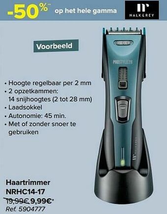Nalk+rey haartrimmer nrhc14-17