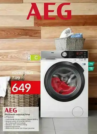 Selexion Aeg prosteam wasmachine l7fse84b aanbieding