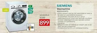 Selexion Siemens wasmachine wm14vk04fg aanbieding