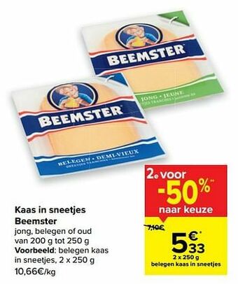Belegen kaas in sneetjes