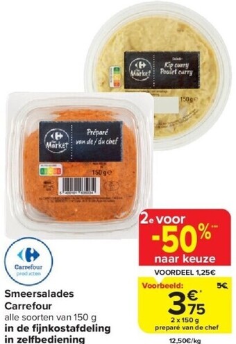 Carrefour Smeersalades carrefour aanbieding
