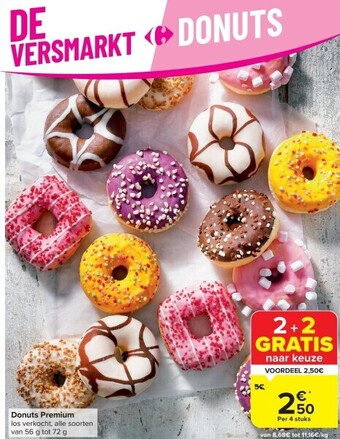 Carrefour Donuts premium aanbieding