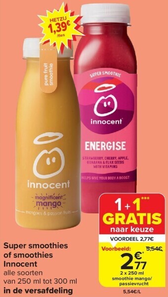Super smoothies of smoothies innocent