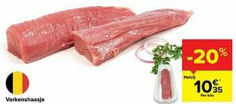 Carrefour Market Varkenshaasje aanbieding