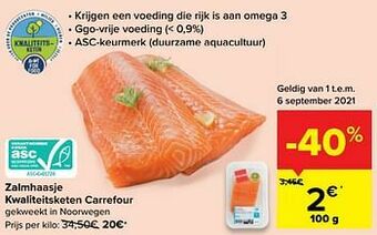 Carrefour Market Zalmhaasje kwaliteitsketen carrefour aanbieding