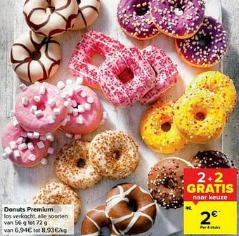 Carrefour Donuts premium aanbieding
