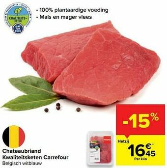 Carrefour Chateaubriand kwaliteitsketen carrefour aanbieding