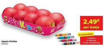 Carrefour Appels pinkids aanbieding