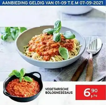 Vegetarische bolognesesaus