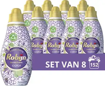 Robijn klein & krachtig collections color spa sensation vloeibaar wasmiddel - 8 x 19 wasbeurten - voordeelverpakking