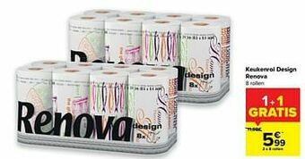 Carrefour Keukenrol design renova aanbieding