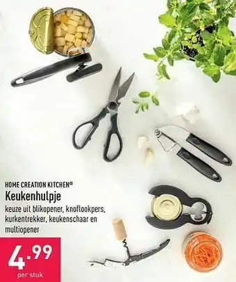 ALDI Home creation kitchen keukenhulpje aanbieding