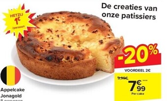 Carrefour Appelcake jonagold aanbieding